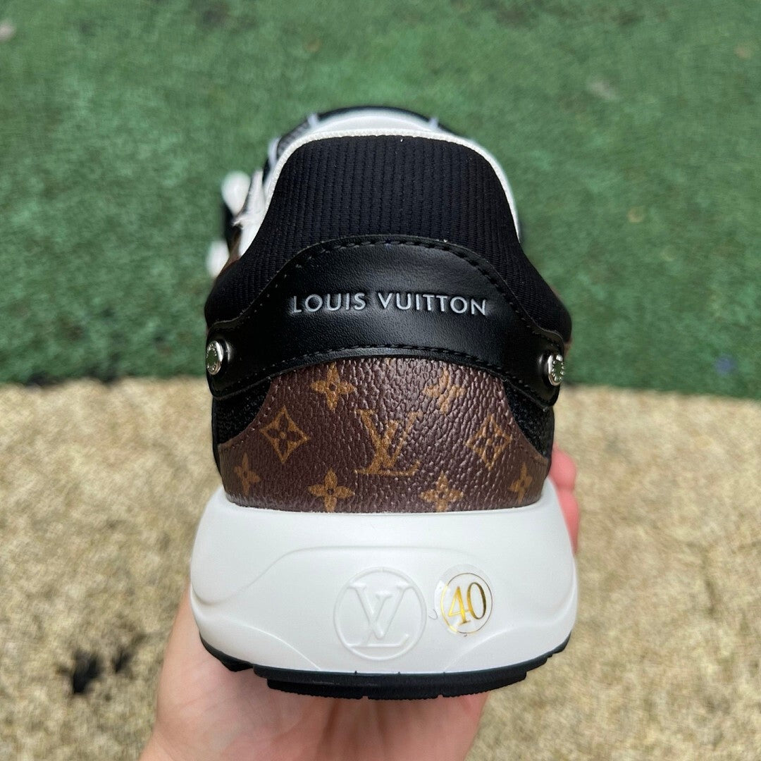 Louis Vuitton Run Away Pulse Sneaker Black Monogram 1A4Q2N