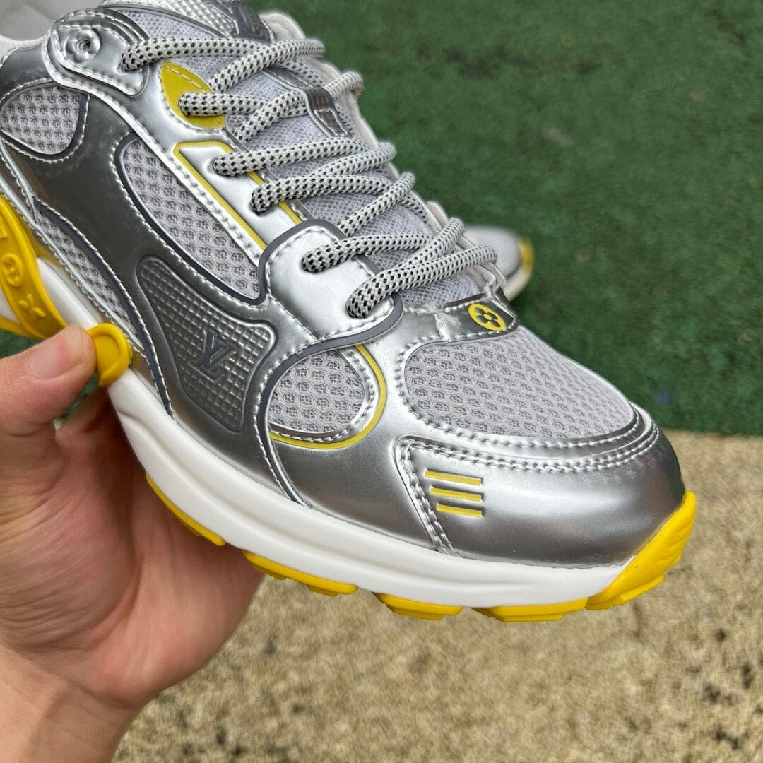 Louis Vuitton LV Runner Tatic Sneaker 1AA69R Silver Yellow