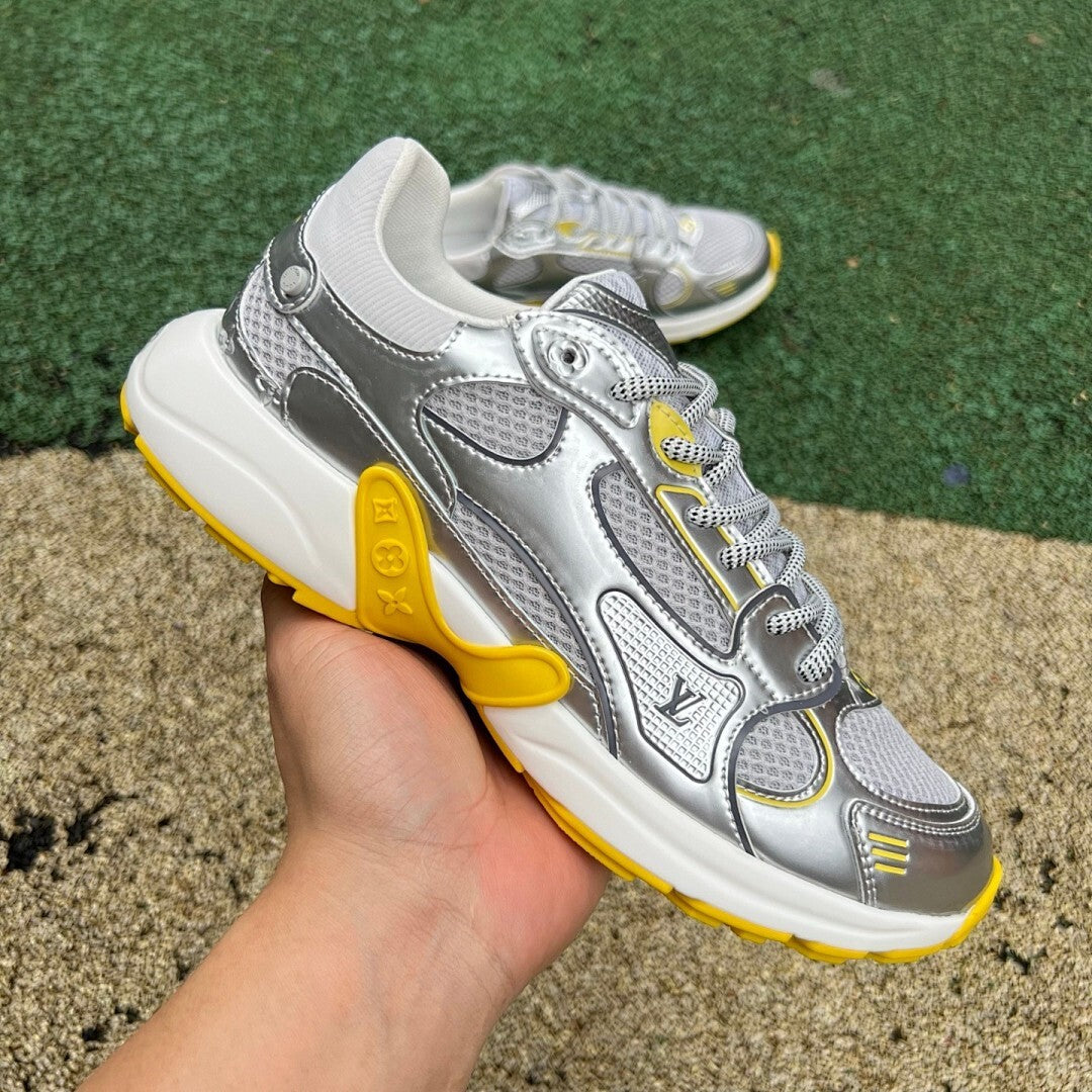 Louis Vuitton LV Runner Tatic Sneaker 1AA69R Silver Yellow