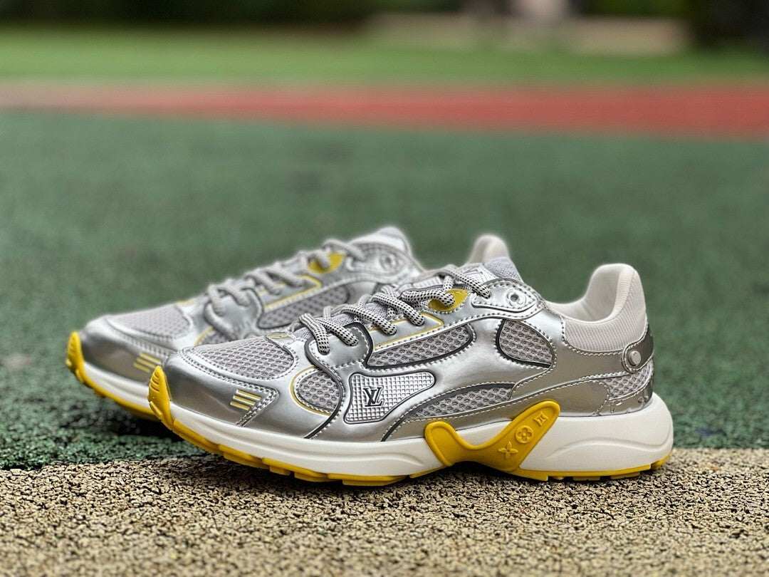 Louis Vuitton LV Runner Tatic Sneaker 1AA69R Silver Yellow