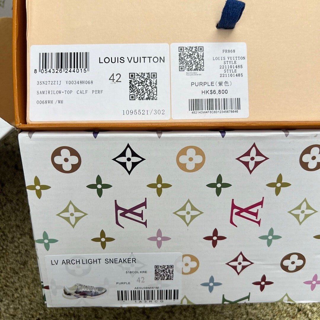 Louis Vuitton LV Runner Tactic Sneaker Metallic Silver