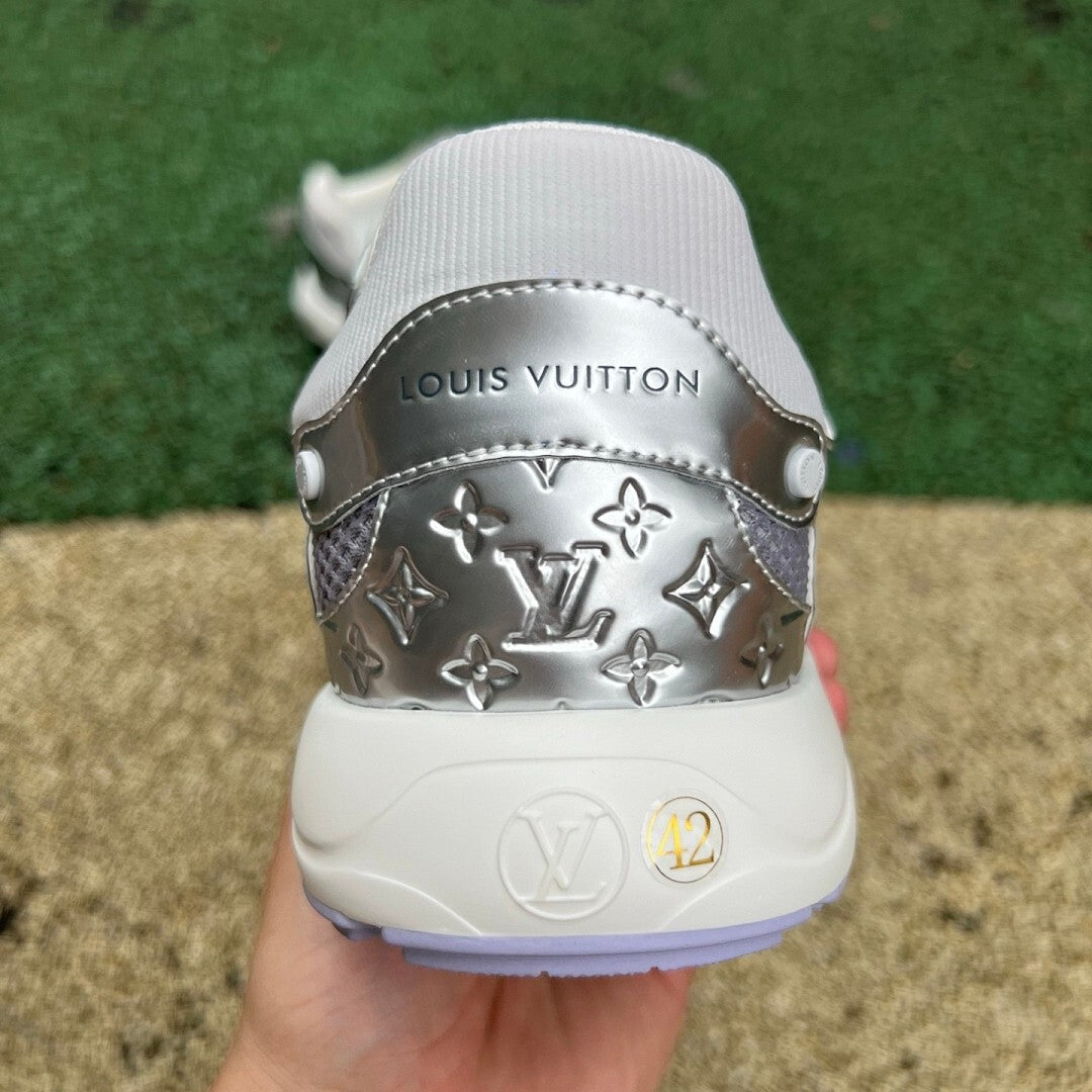 Louis Vuitton LV Runner Tactic Sneaker Metallic Silver