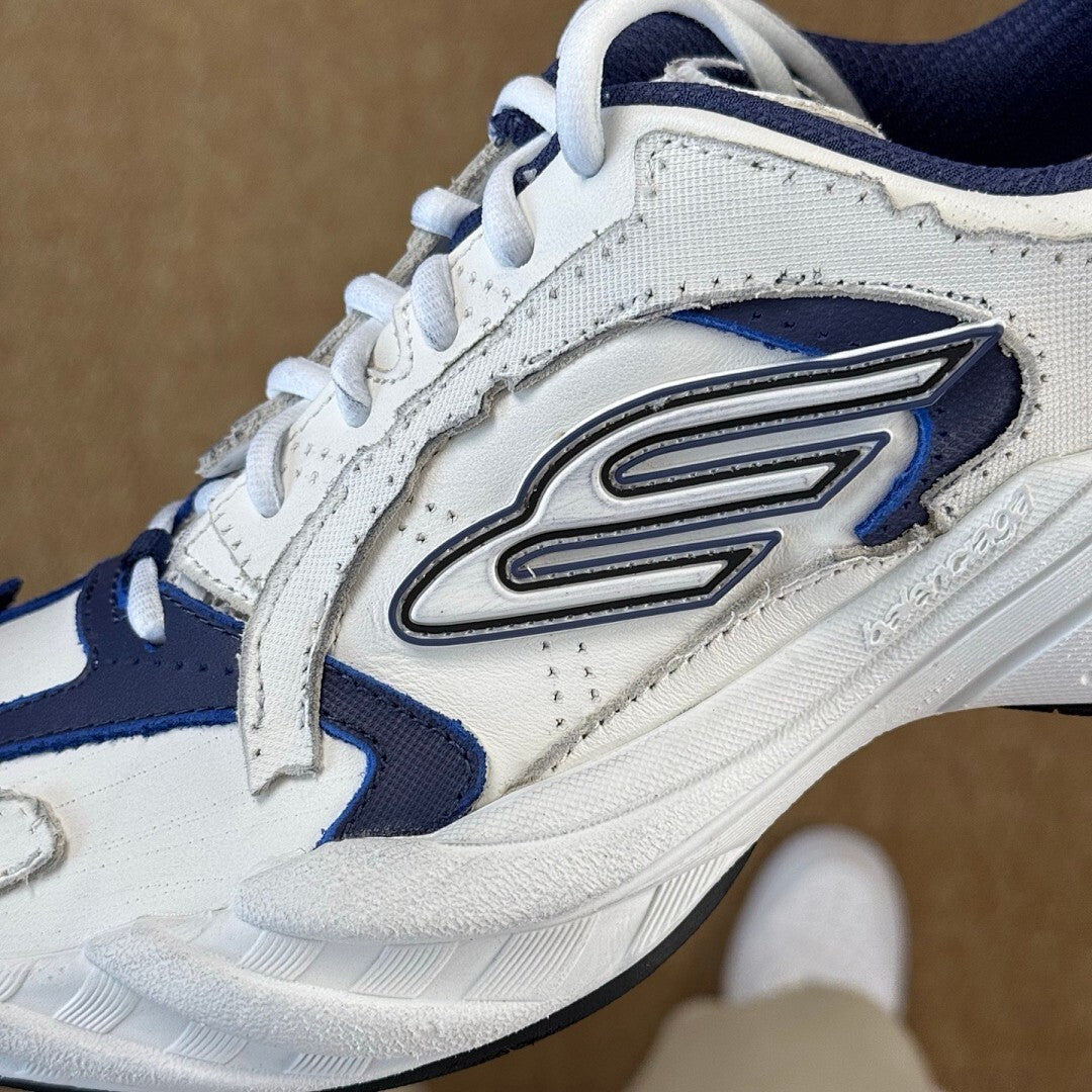 Skechers Arch Fit - Comfy Wave White Navy 149414