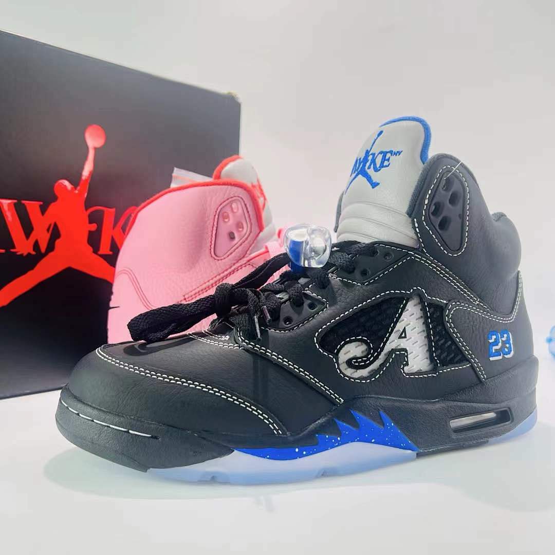 Air Jordan 5 Retro GS Pinksicle Pink Foam Black White 440892-600