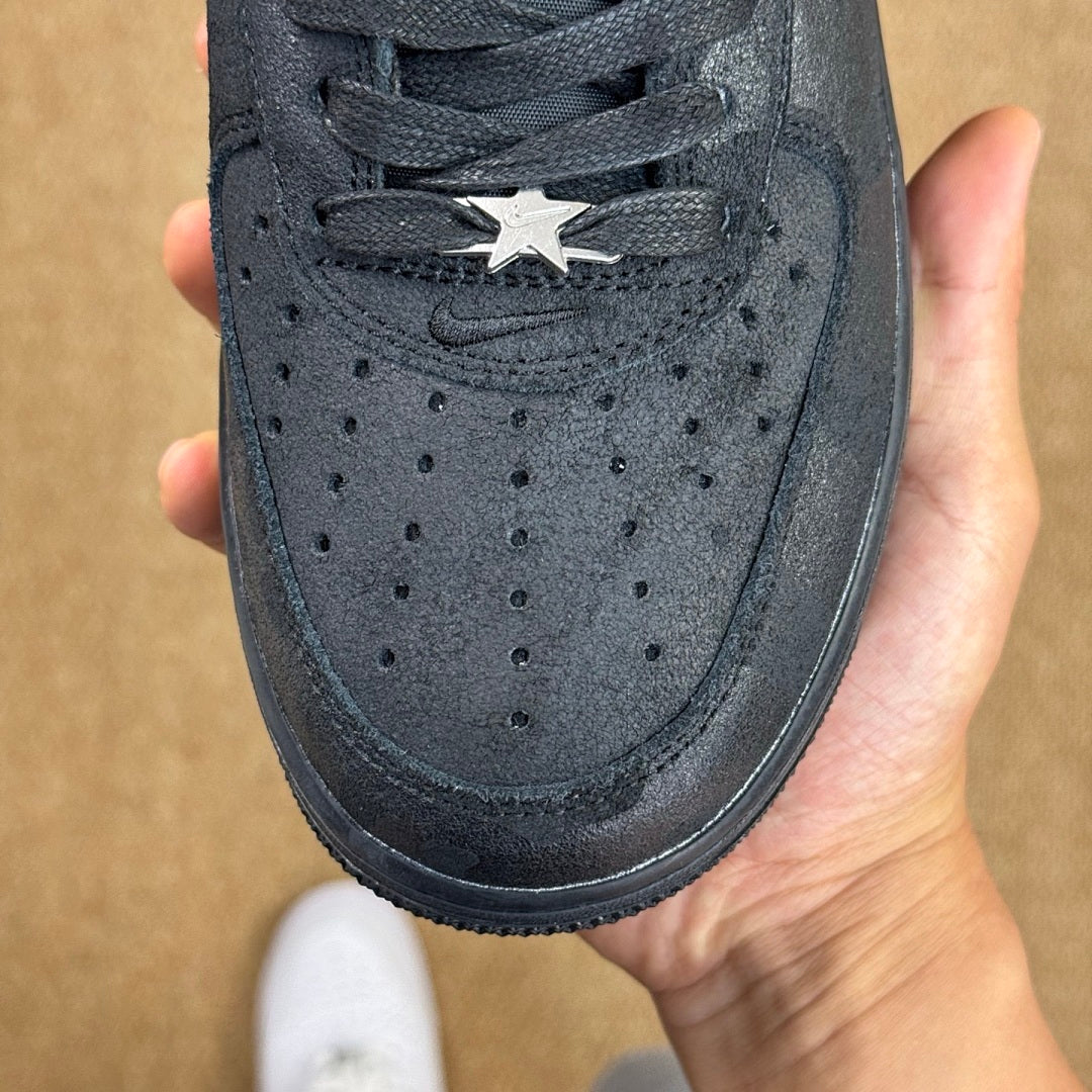 Nike Air Force 1 Low Black Metallic Silver CV1724-001
