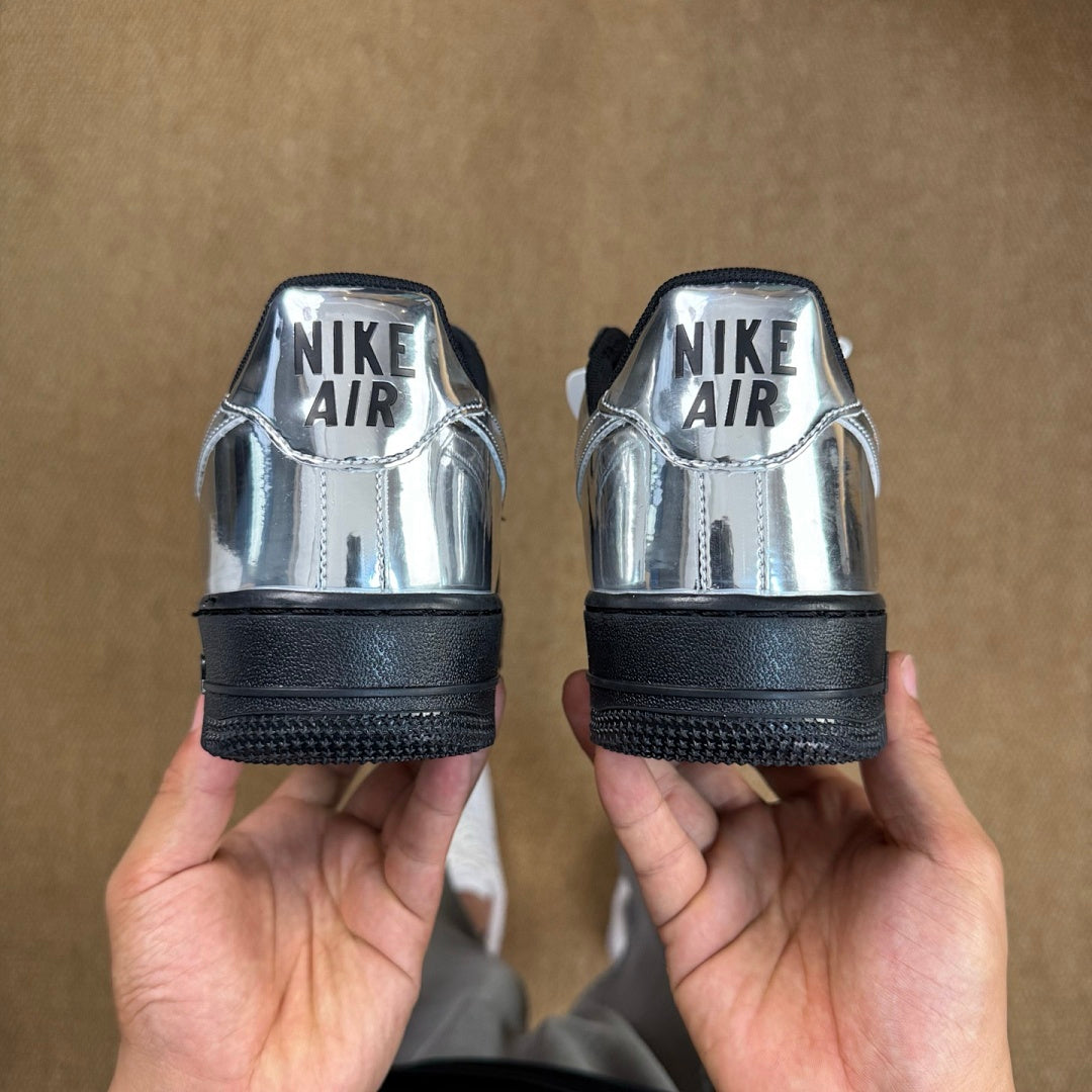 Nike Air Force 1 Low Black Metallic Silver CV1724-001