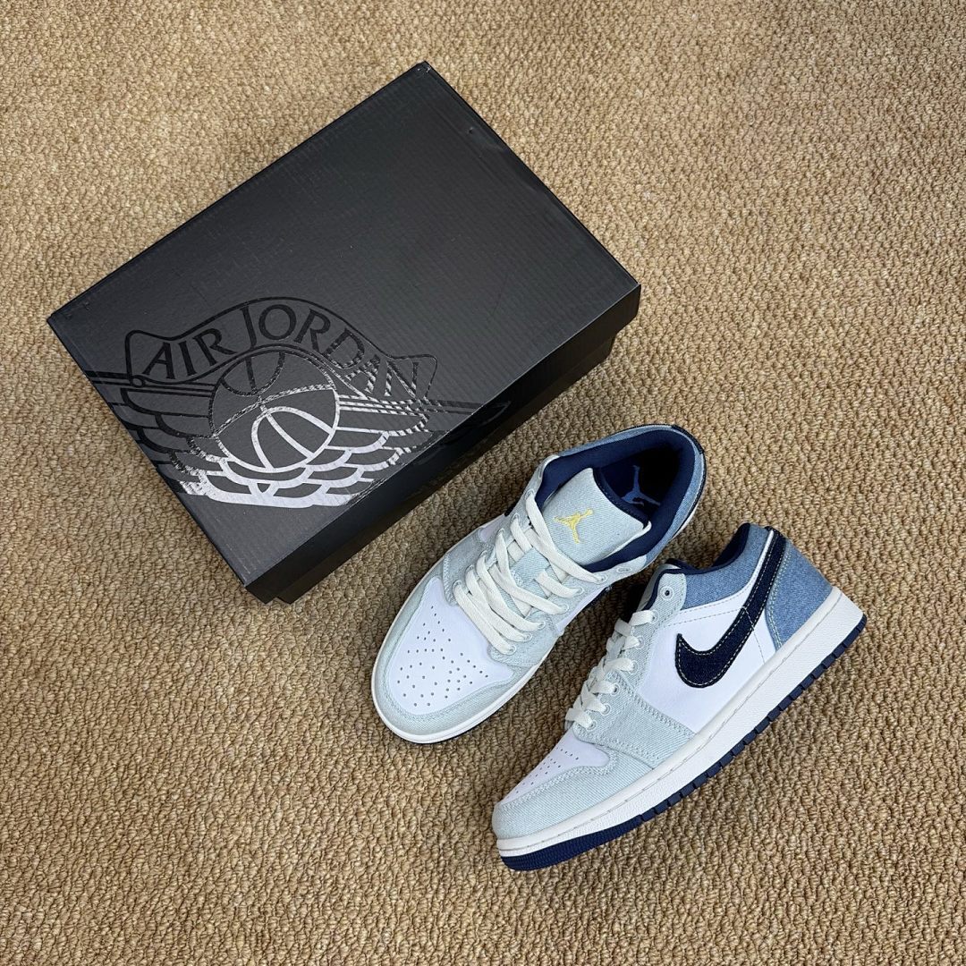 Air Jordan 1 Low Bleached Denim DV1307-100