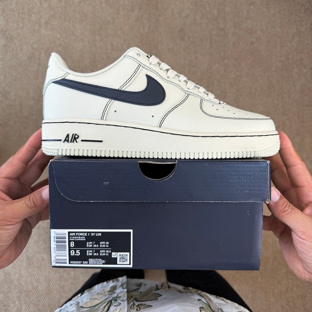 Nike Air Force 1 '07 LV8 Contrast Stitch Sail Black CV1724-100