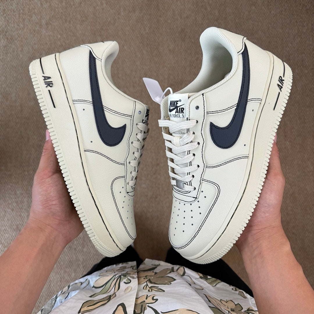 Nike Air Force 1 '07 LV8 Contrast Stitch Sail Black CV1724-100