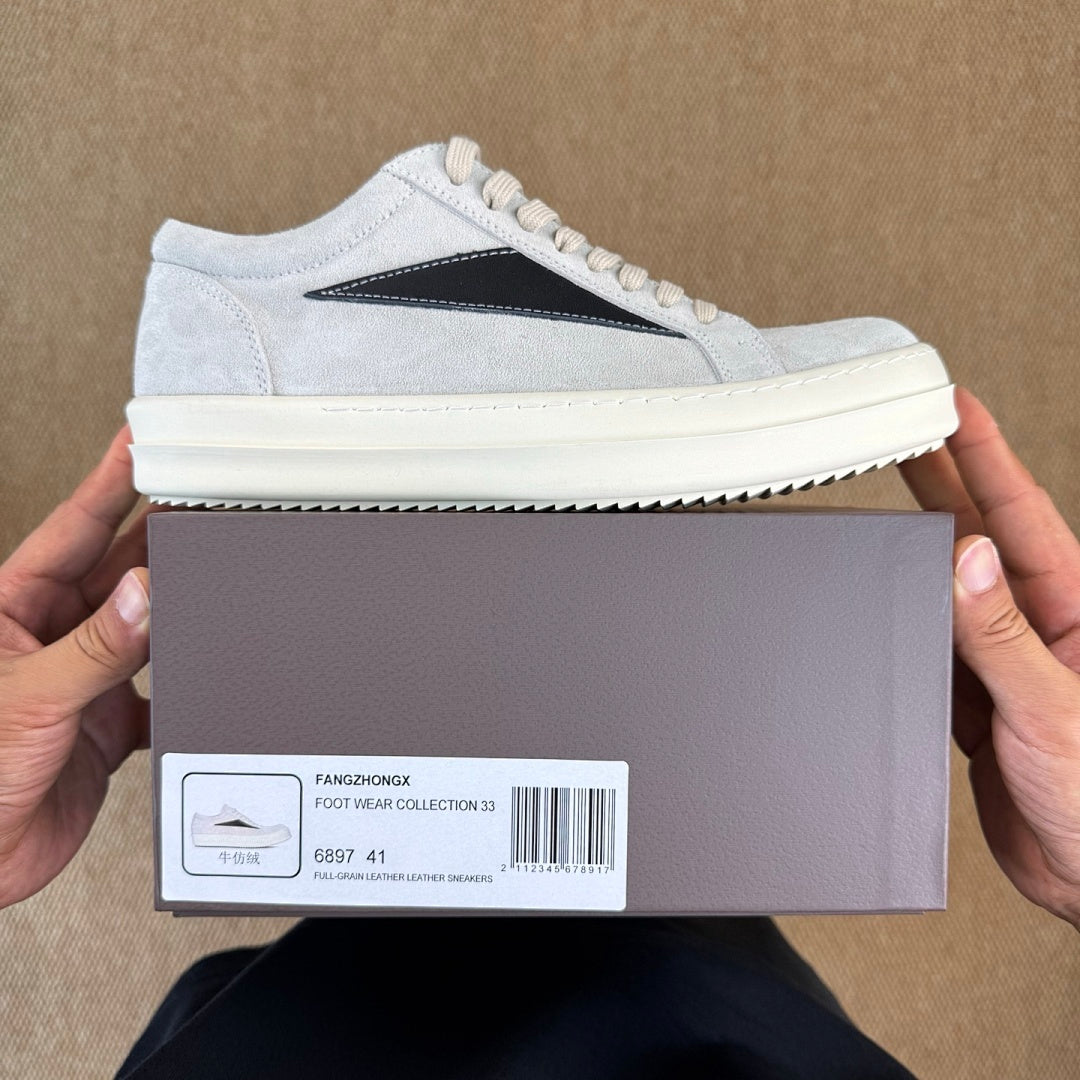 Fear of God ESSENTIALS 101 Lace Up Sneaker Light Grey Black Stripe