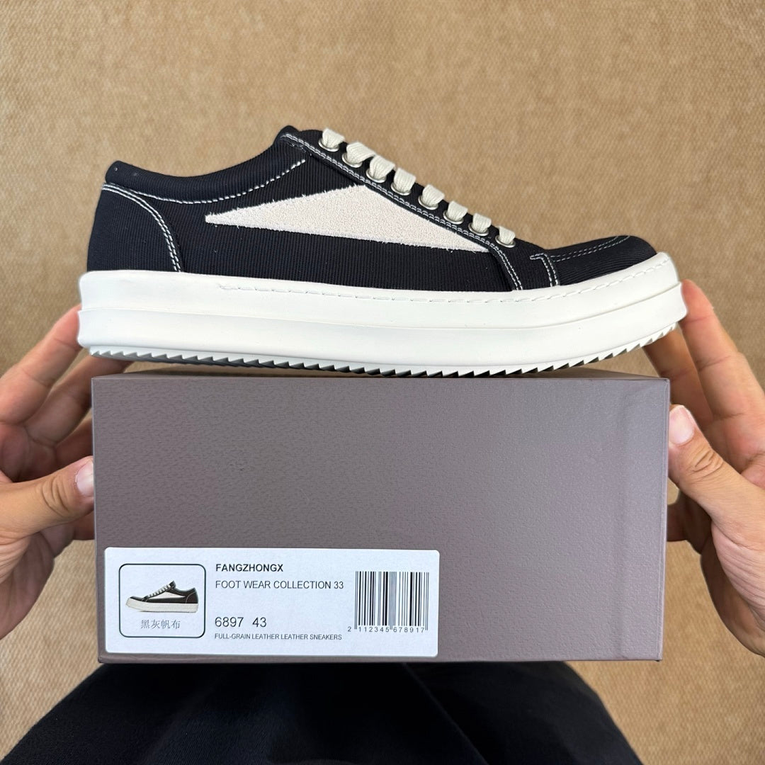 Rick Owens DRKSHDW Low Sneakers Black Milk DU01C6802DQ