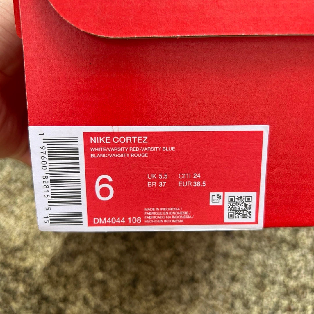 Nike Cortez Basic Leather White Varsity Red Varsity Royal 807471-103