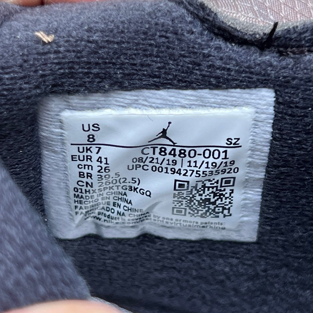 Off-White x Air Jordan 5 Muslin Black Metallic CT8480-001