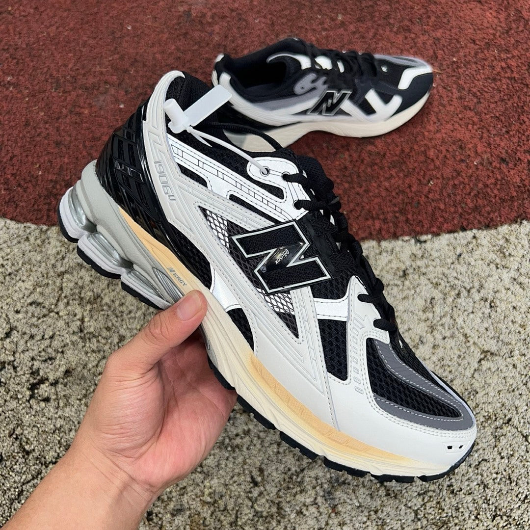 New Balance 1906R Black with White and Silver M1906RBB