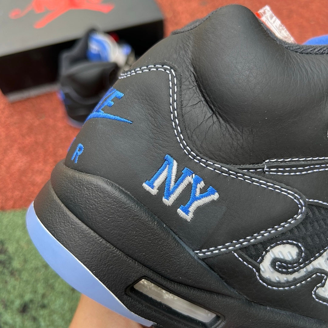 Air Jordan 5 Alpha Sample Black Blue