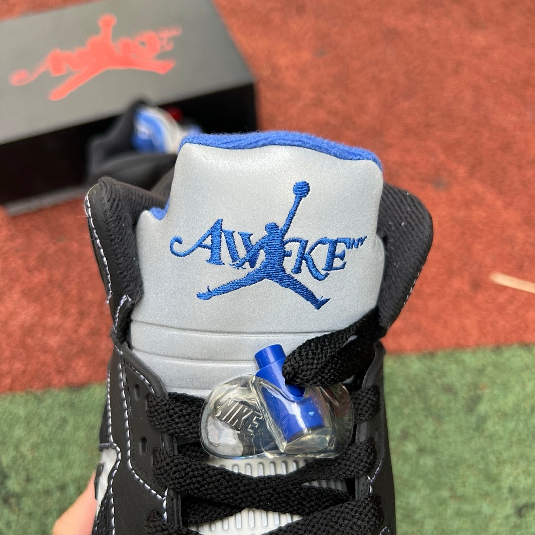 Air Jordan 5 Alpha Sample Black Blue