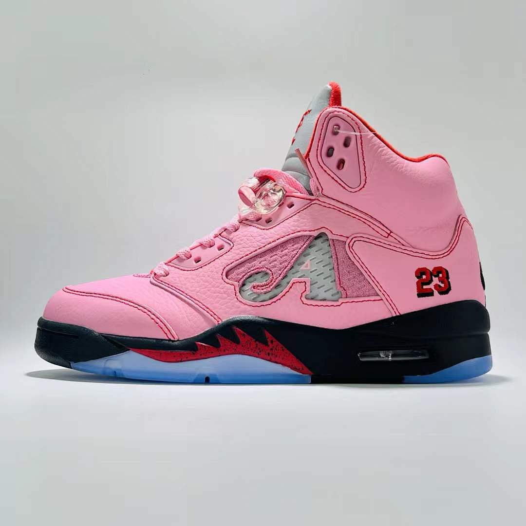 Awake NY x Air Jordan 5 Retro SP Pink Sneakers FN7778-650