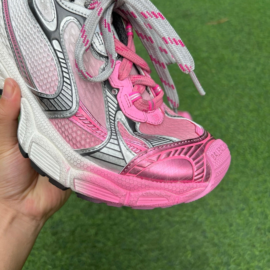 Balenciaga Runner Sneakers Pink Grey