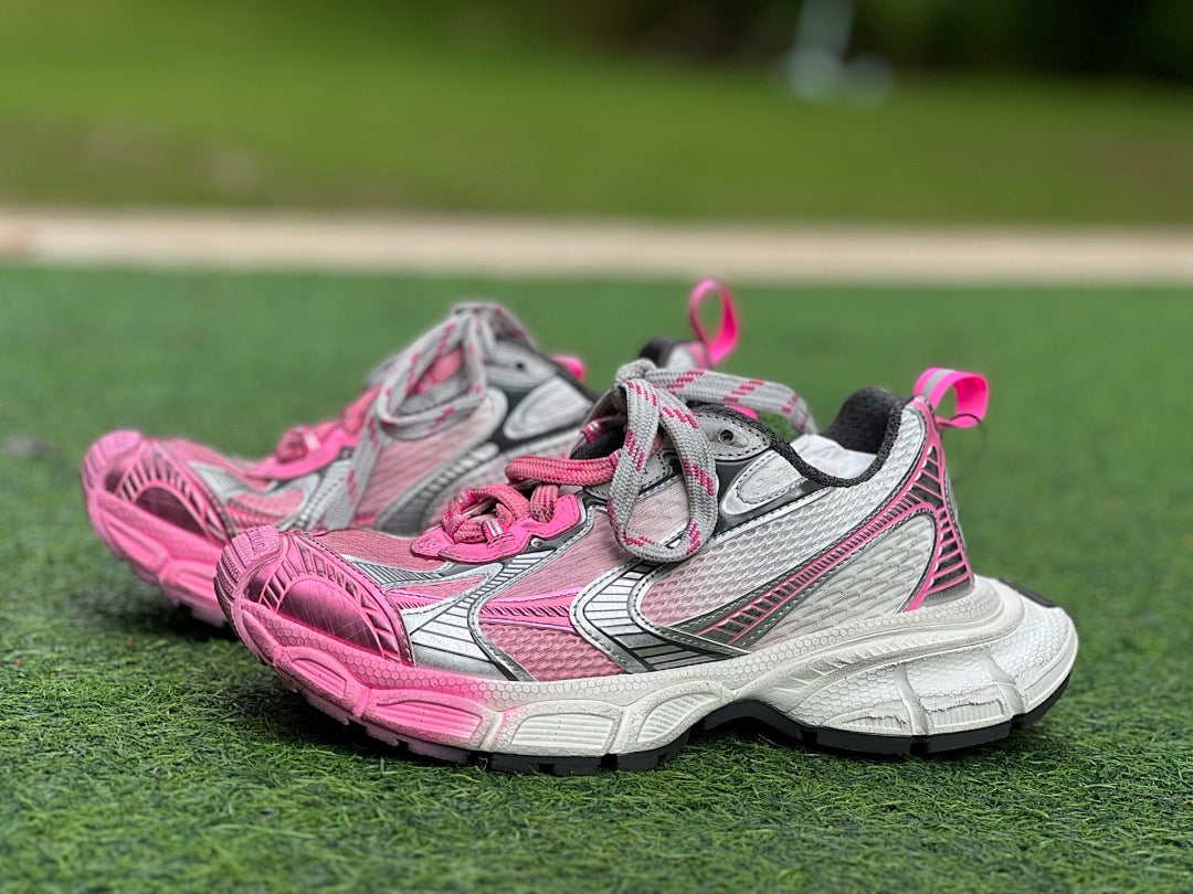 Balenciaga Runner Sneakers Pink Grey