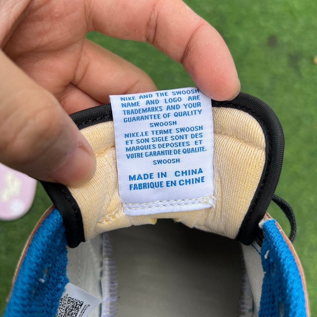 Travis Scott x fragment design x Air Jordan 1 Low OG Military Blue DM7866-140