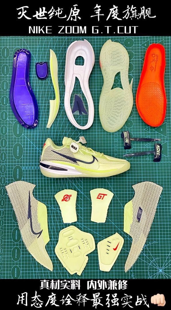Nike Zoom GT Cut 3 Barely Volt Black Lime Blast Fuchsia Dream FZ4645-700
