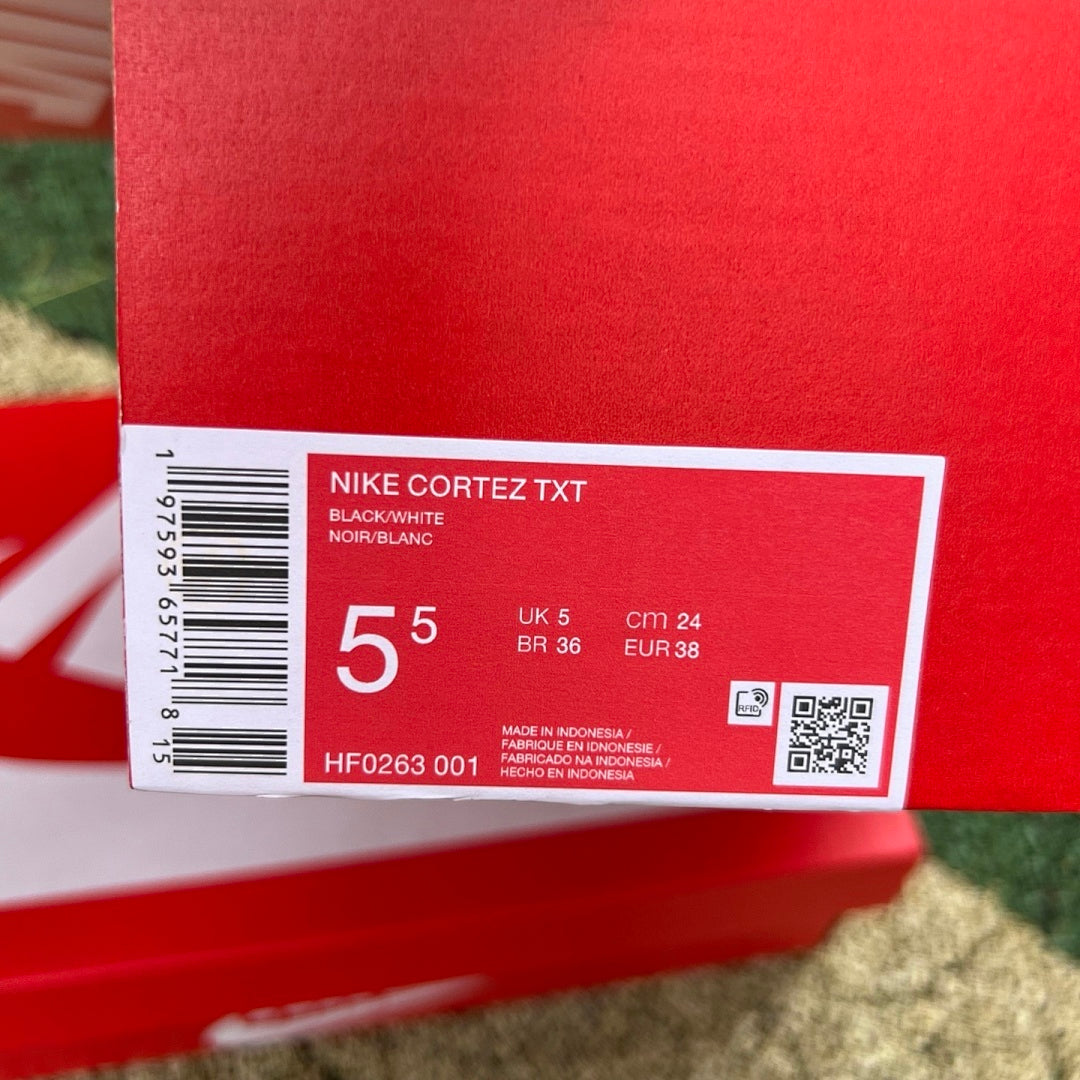 Nike Cortez Basic Nylon Black White 819719-012