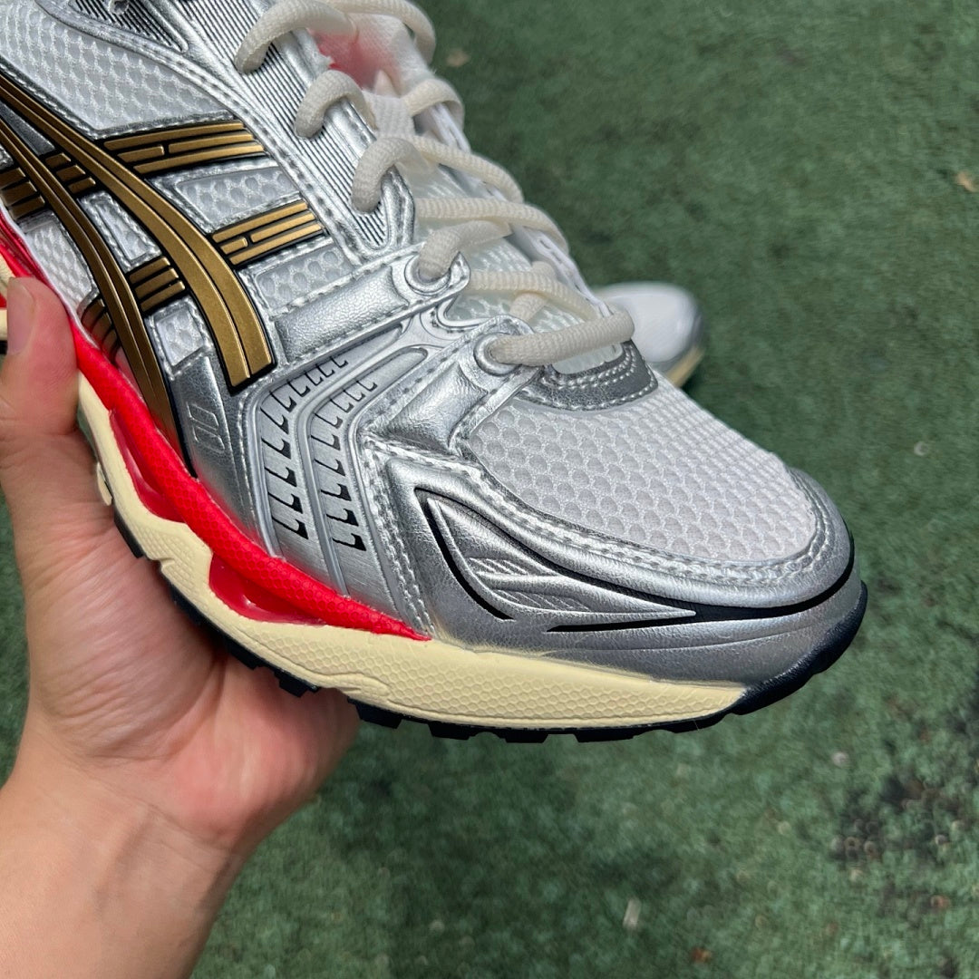 ASICS GEL-Kayano 14 Pure Silver Classic Red 1201A019-020