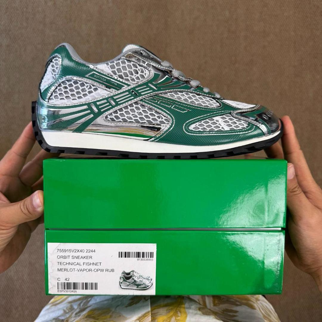 Balenciaga 3XL Trainer Metallic Green Silver