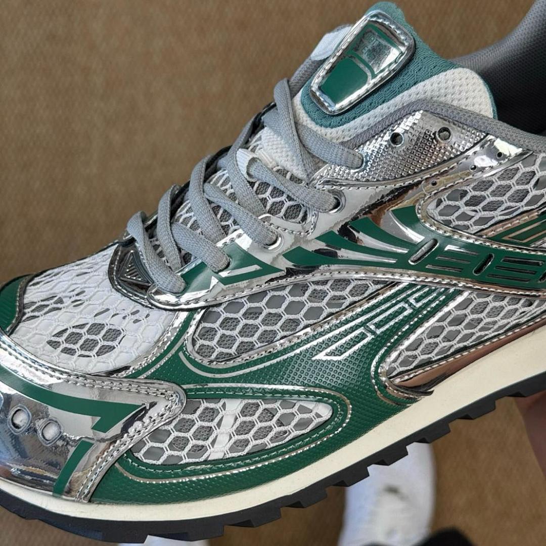 Balenciaga 3XL Trainer Metallic Green Silver