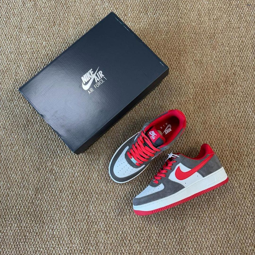 Nike Air Force 1 Low White Cool Grey University Red