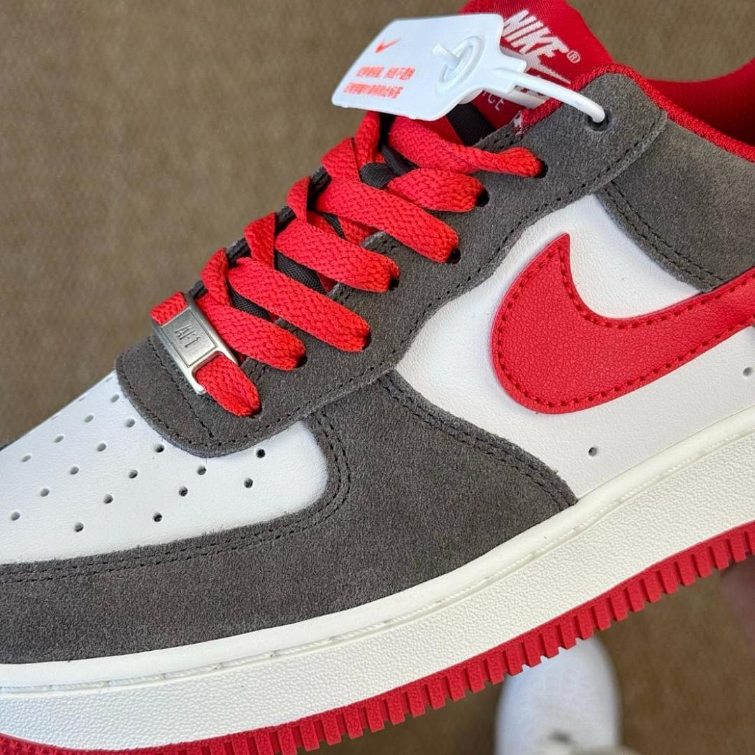 Nike Air Force 1 Low White Cool Grey University Red