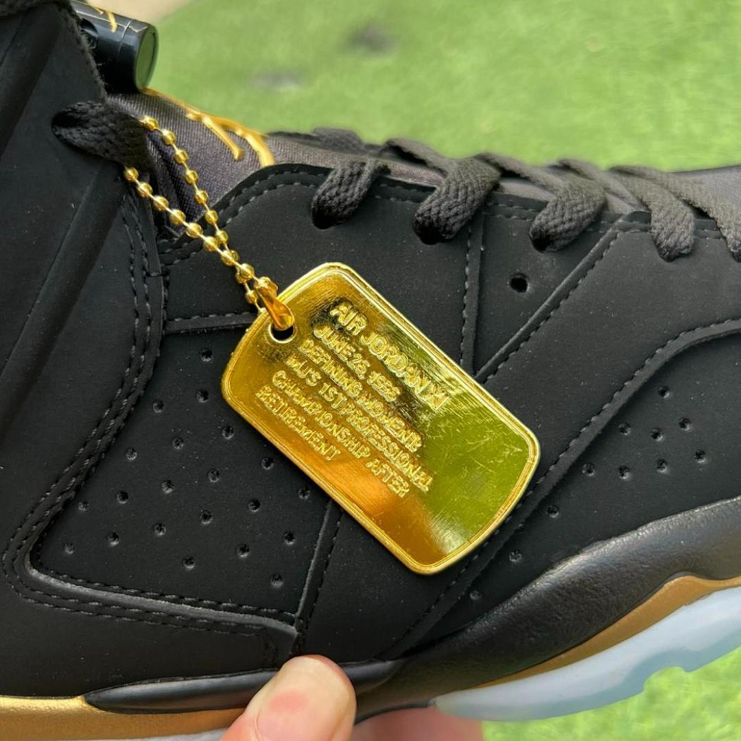 Air Jordan 6 Retro DMP Black Metallic Gold CT4954-007