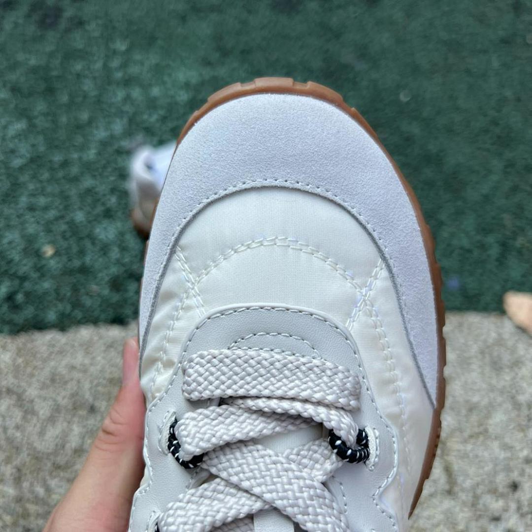 Miu Miu Nylon and Suede Chunky Sole Trainers