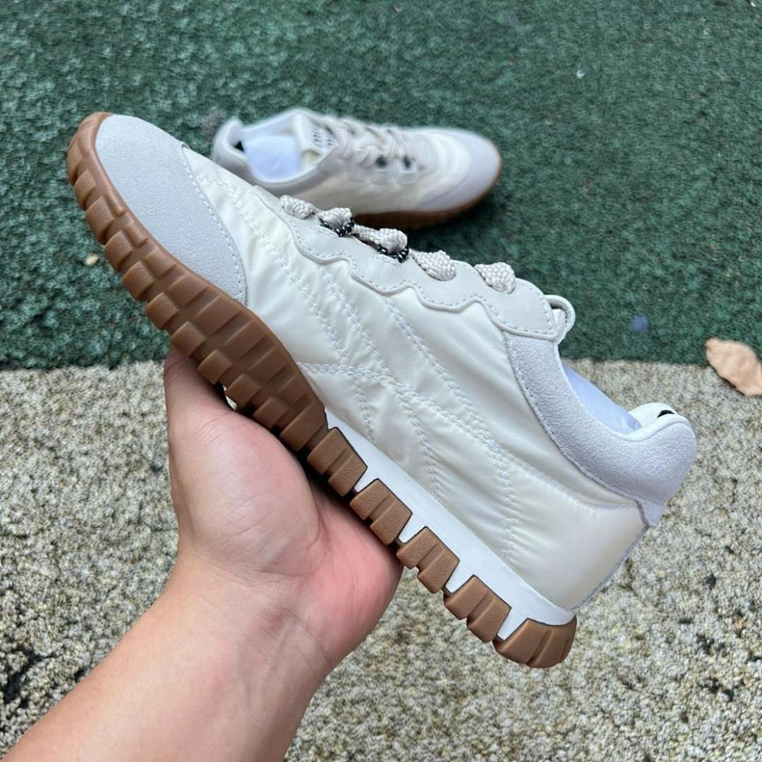 Miu Miu Nylon and Suede Chunky Sole Trainers
