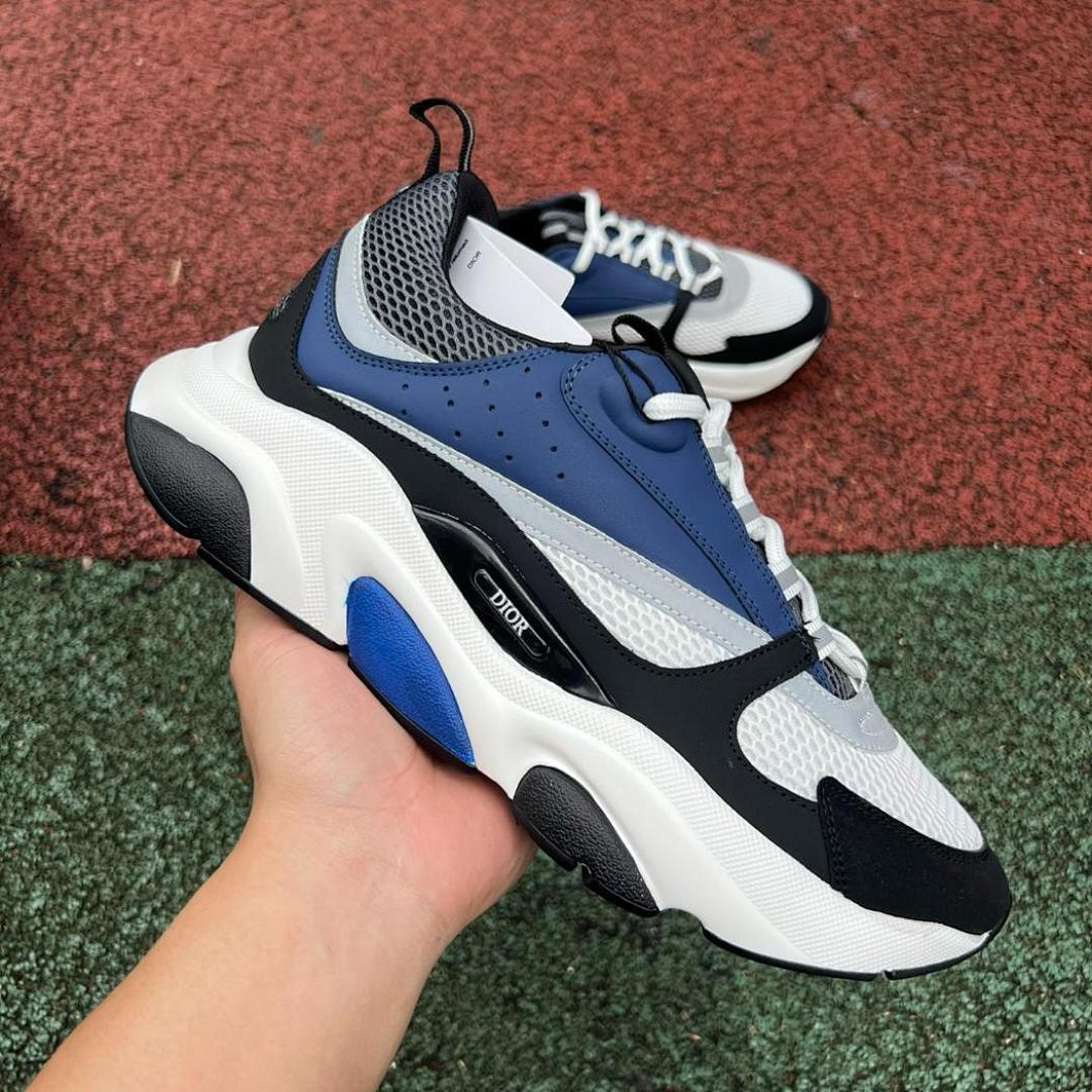 Dior B22 Sneaker Navy Blue White Black Grey