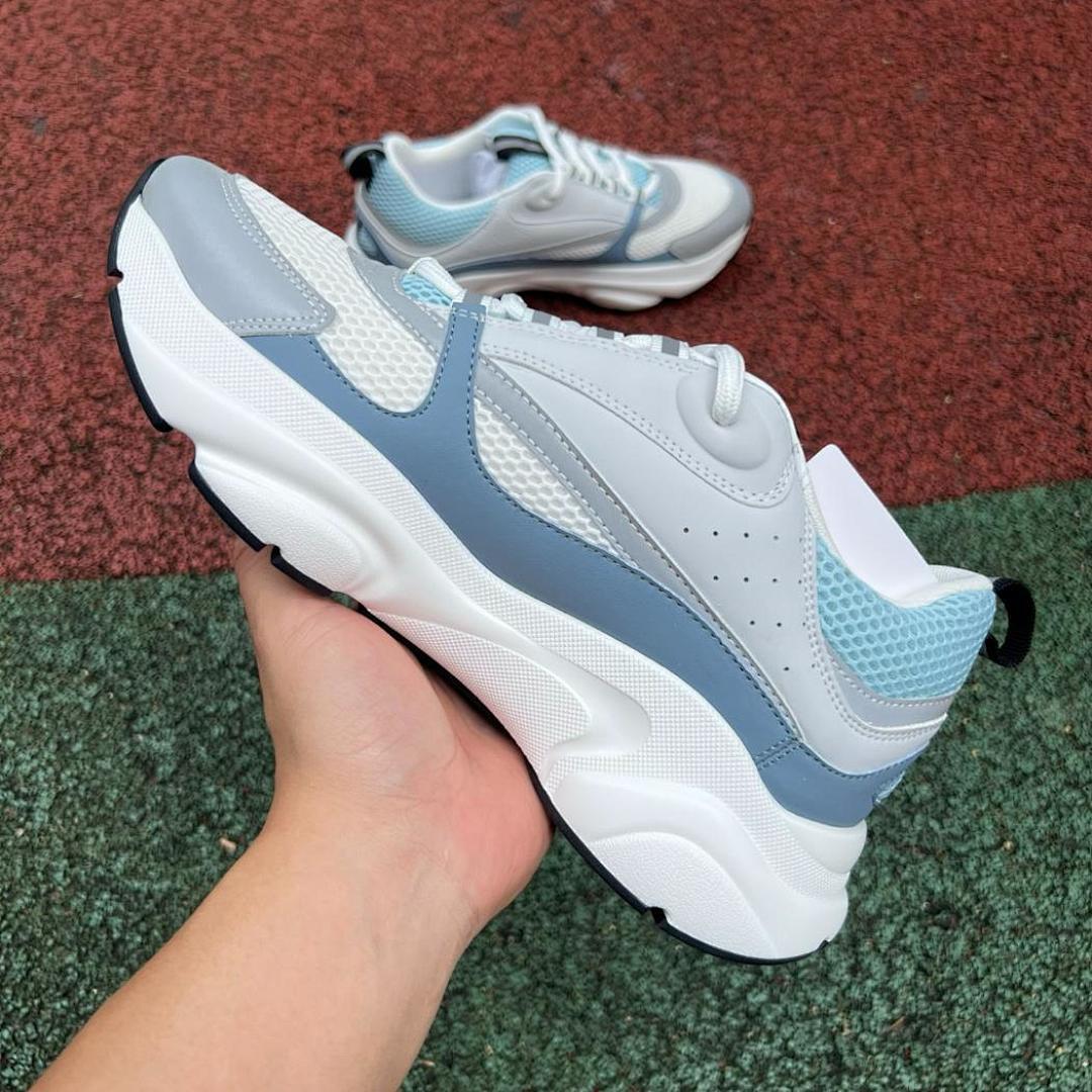 Dior B22 Sneaker White Grey Blue