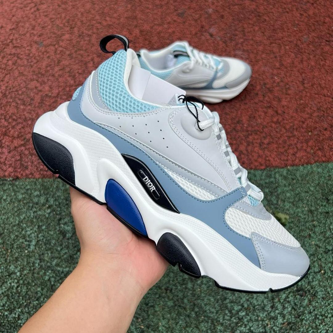 Dior B22 Sneaker White Grey Blue