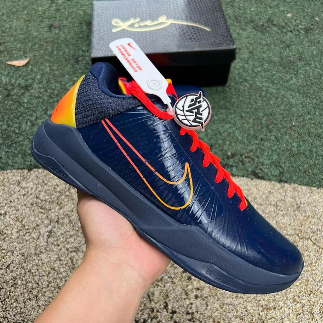 Nike Kobe 5 Protro EYBL Deep Royal Blue Speed Yellow Challenge Red CD4991-400