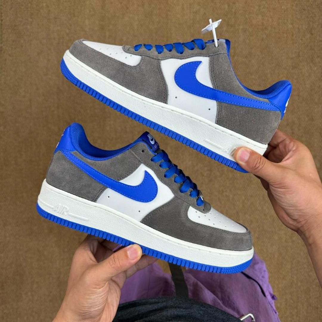 Nike Air Force 1 Low Wolf Grey Game Royal White