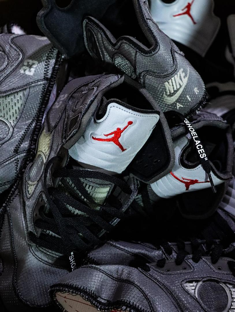 Off-White x Air Jordan 5 Retro SP Muslin CT8480-001