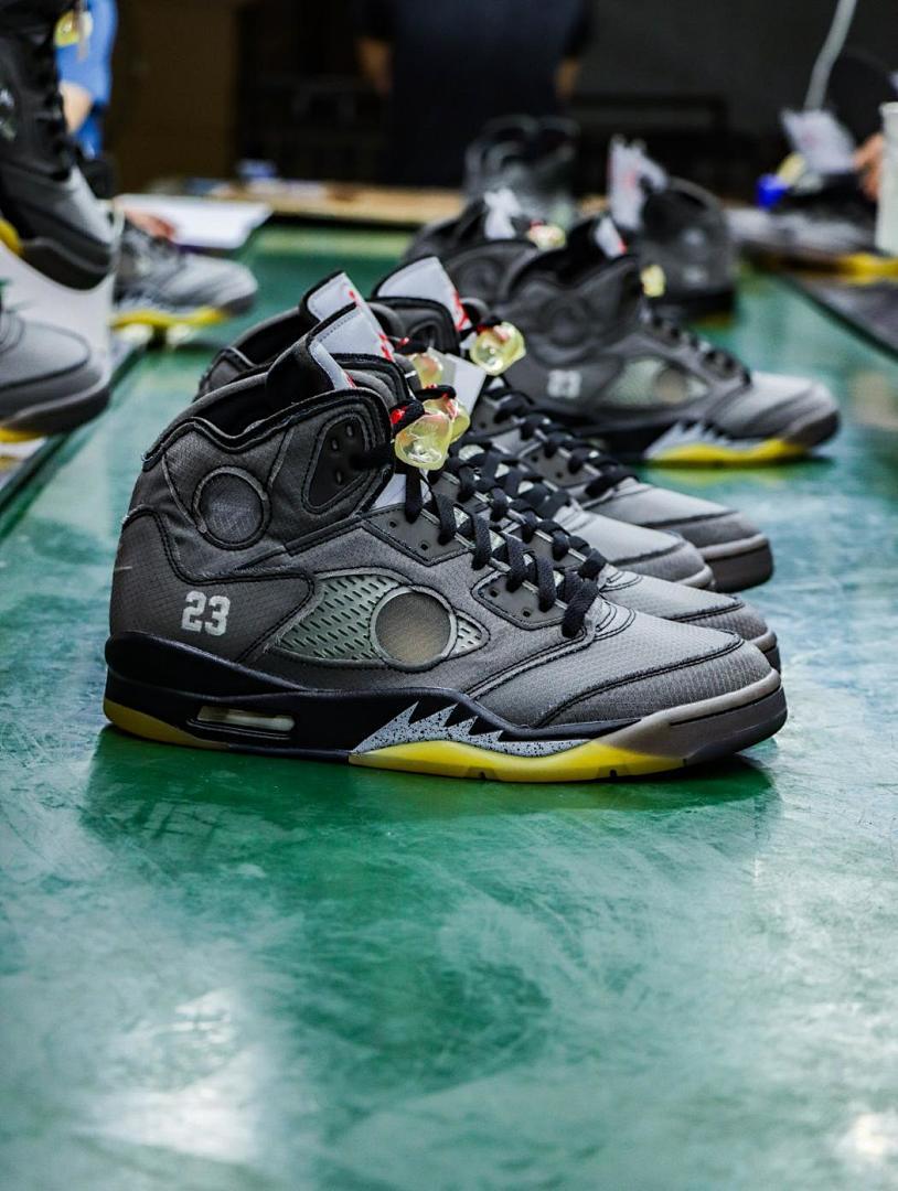 Off-White x Air Jordan 5 Retro SP Muslin CT8480-001
