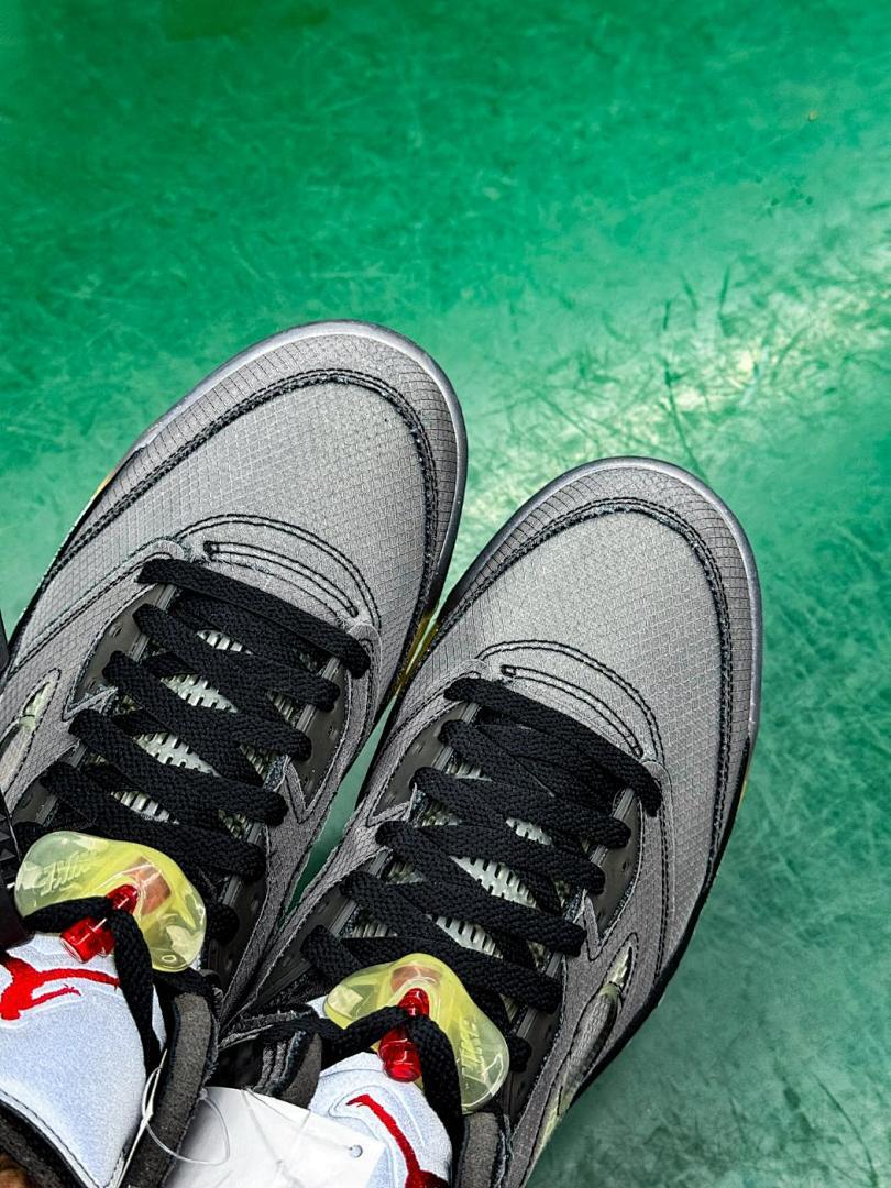 Off-White x Air Jordan 5 Retro SP Muslin CT8480-001