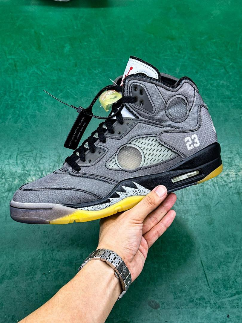 Off-White x Air Jordan 5 Retro SP Muslin CT8480-001