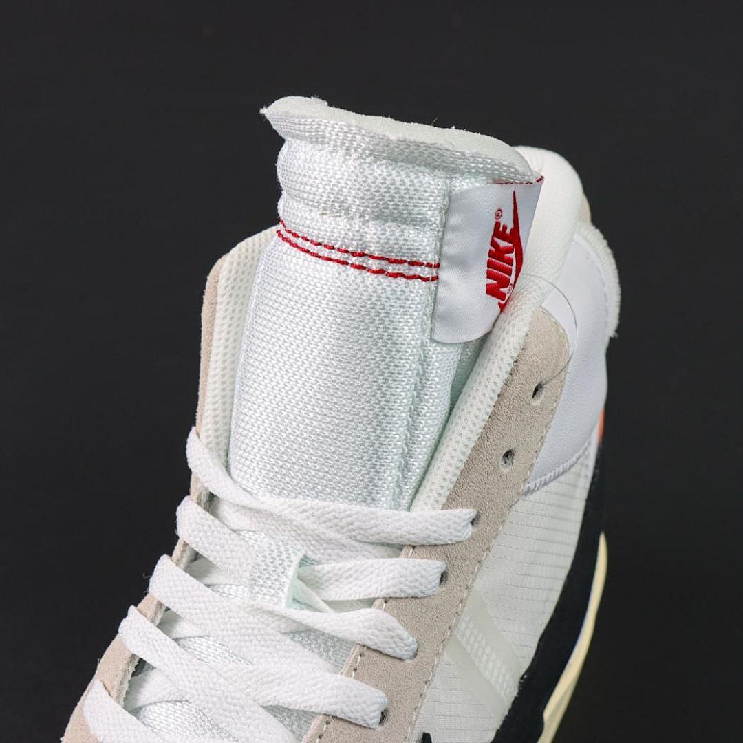 Off-White x Nike Blazer Mid "The Ten" White/Black-Muslin AA3832-100