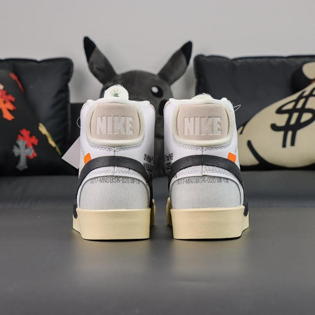 Off-White x Nike Blazer Mid "The Ten" White/Black-Muslin AA3832-100