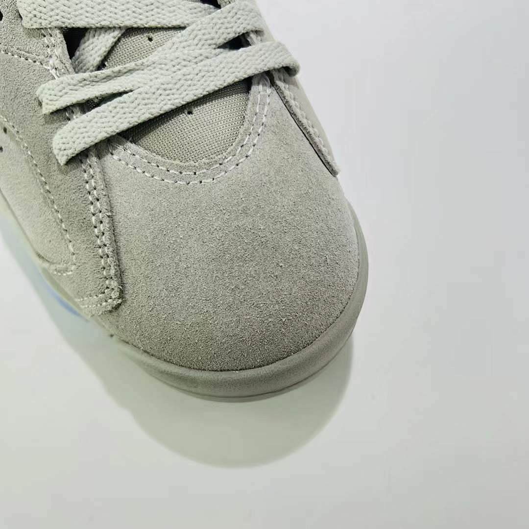 Nike Air Jordan 6 Retro Georgetown Magnet College Navy Grey Suede Men's Shoes CT8529-012