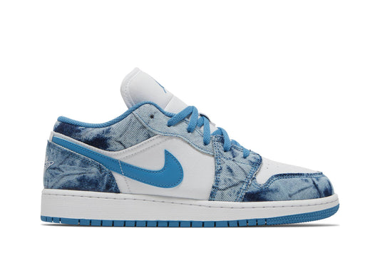 ( Grade School ) Air Jordan 1 Low 'Washed Denim' DM8947-100