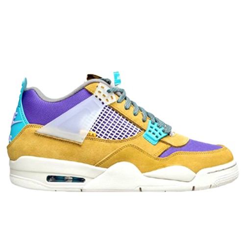 Union X Air Jordan 4 30th Anniversary Desert Moss Turquoise Blue