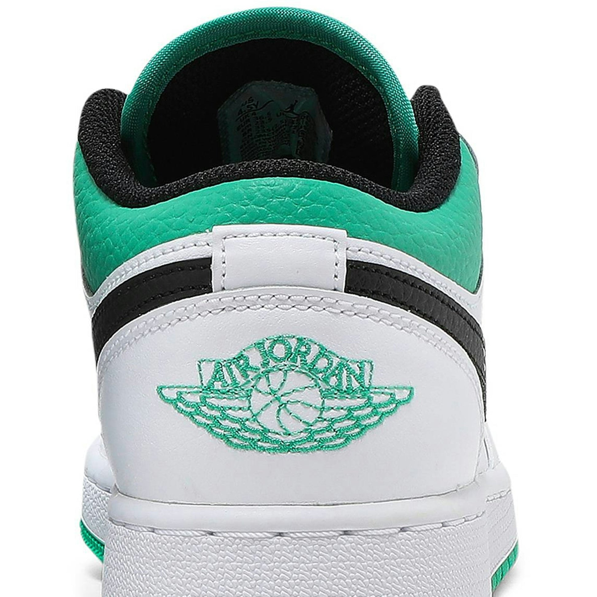 ( Grade School ) Air Jordan 1 Low 'White Lucky Green' 553560-129