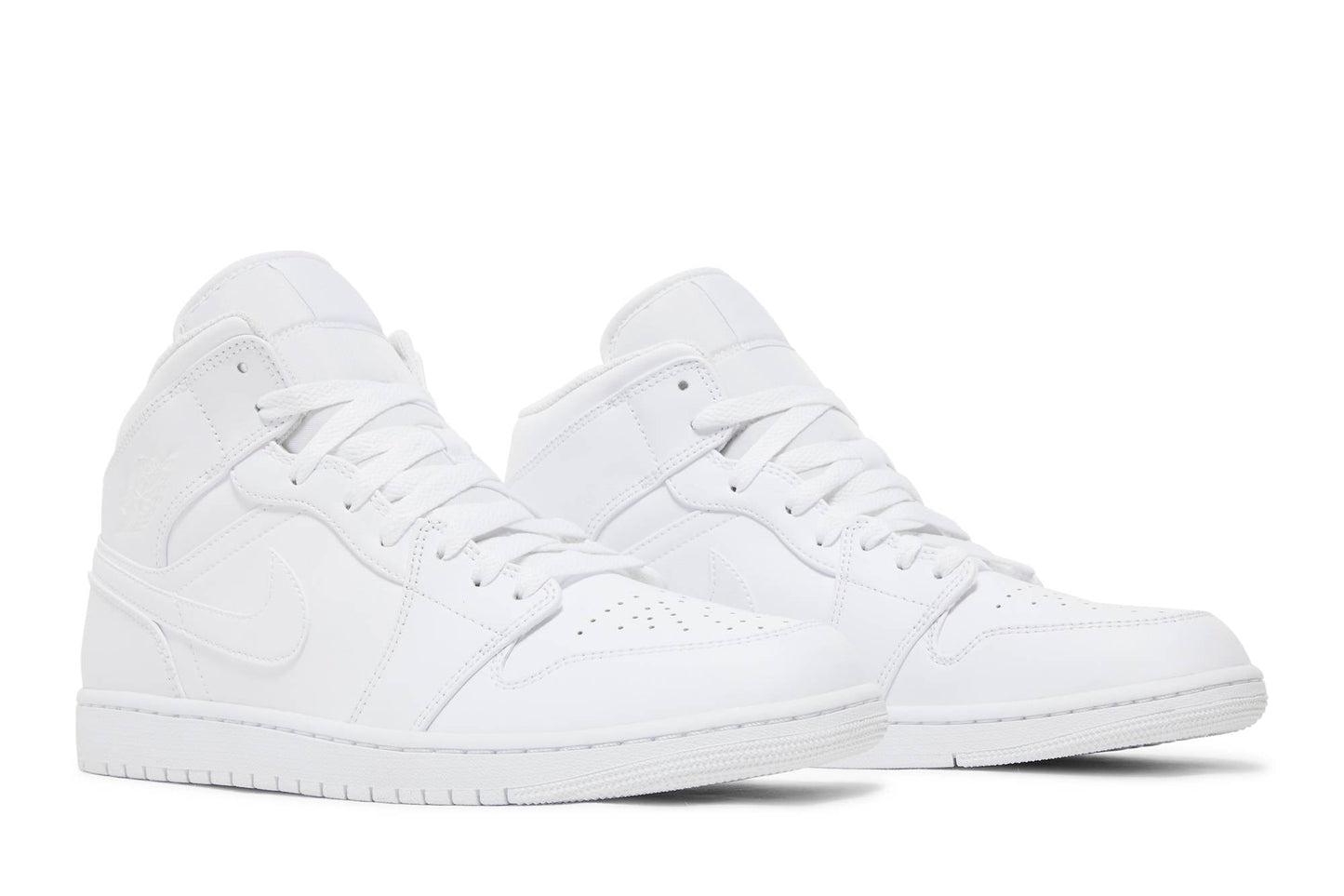 Air Jordan 1 Mid 'Triple White' 2022 554724-136